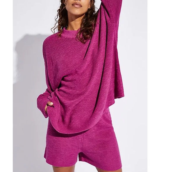 Free People Sweaters - Free People Malibu Set XS Mulberry